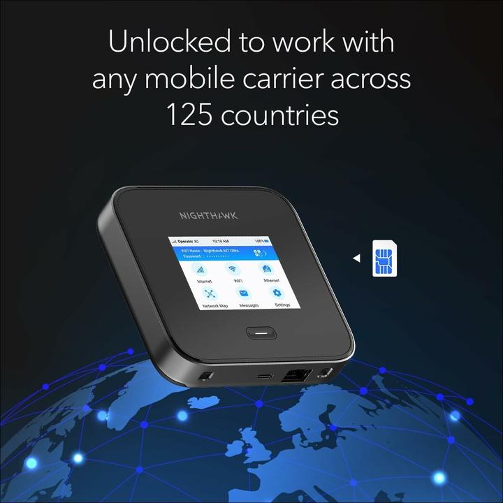 Actual product image Netgear Nighthawk M7 Pro 5G WiFi 7 Mobile Router