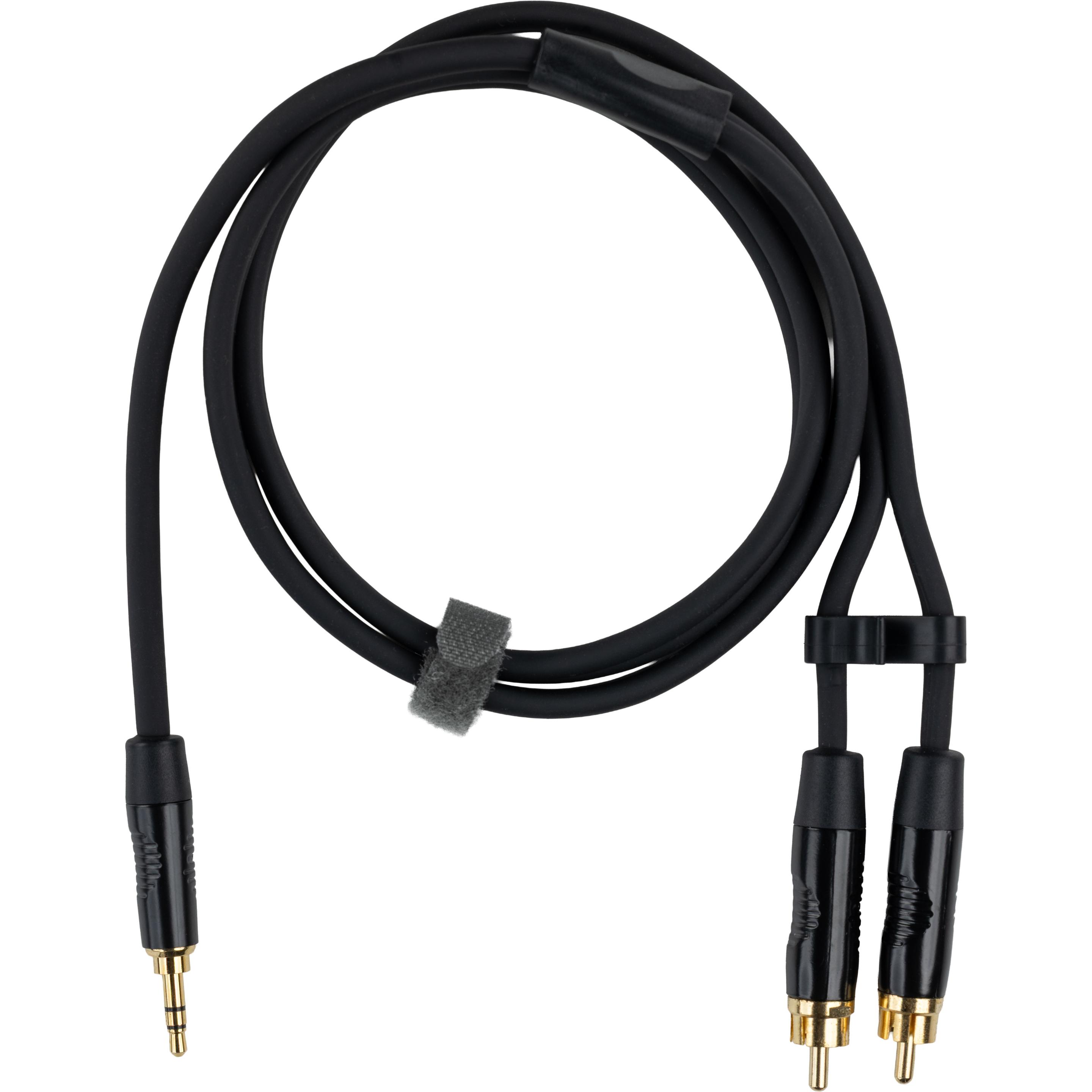 Fuj Tek 3.5 mm TRS to 2 x RCA Adapter Cable, 3 m, black (3 m, Cavo Cinch), Cavo audio
