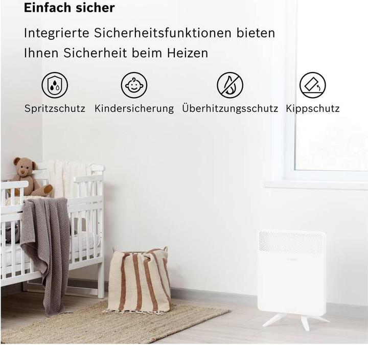 Image du produit Bosch Hausgeräte Heat Convector HC 4000-5 Thermotechnik Heat Convector HC 4000-5 (500 W)