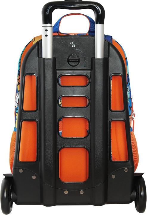 Actual product image Comix Ultra Bright School Backpack with LED Lettering and Removable Trolley
