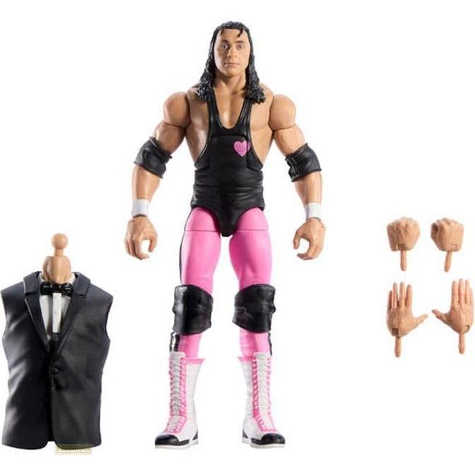 Mattel WWE WrestleMania Elite Collection Actionfigur Bret "Hit Man" Hart 15 cm