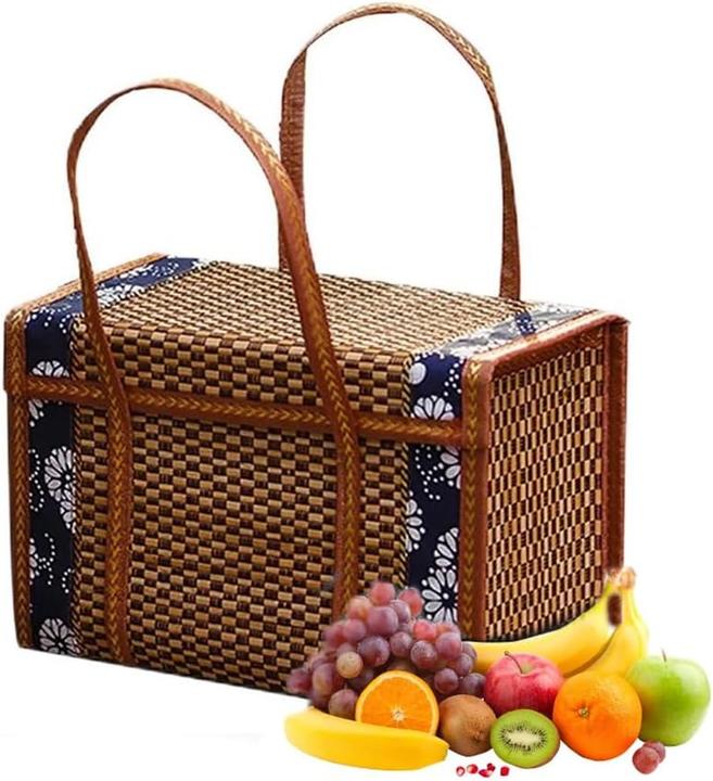 Exogio Faltbarer Picknickkorb mit Deckel