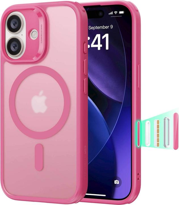 Frosted Pink, Pink, Transparent