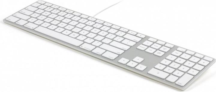 Immagine prodotto Matias Tastiera in alluminio Mac Hub 2xUSB Space Grey (Inglese-international, Cablato)