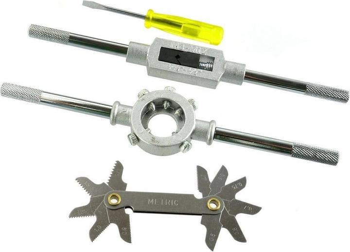 Produktbild GEKO Gewindebohrer- und Gewindeaugen-Satz M3-M12 32-tlg.