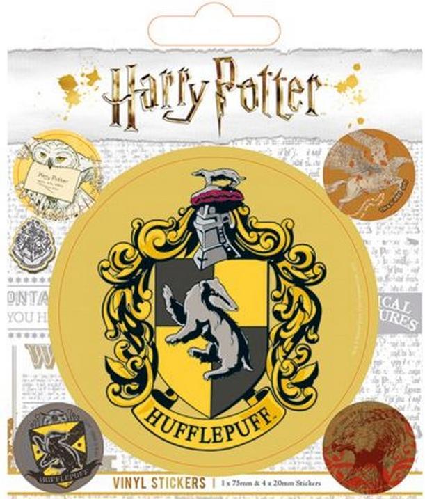 Produktbild Hufflepuff Aufkleber Vinyl 5Erpack