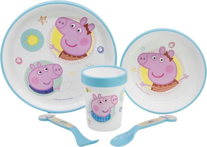 Stor Peppa Pig - Set de vaisselle Premium 5 pièces