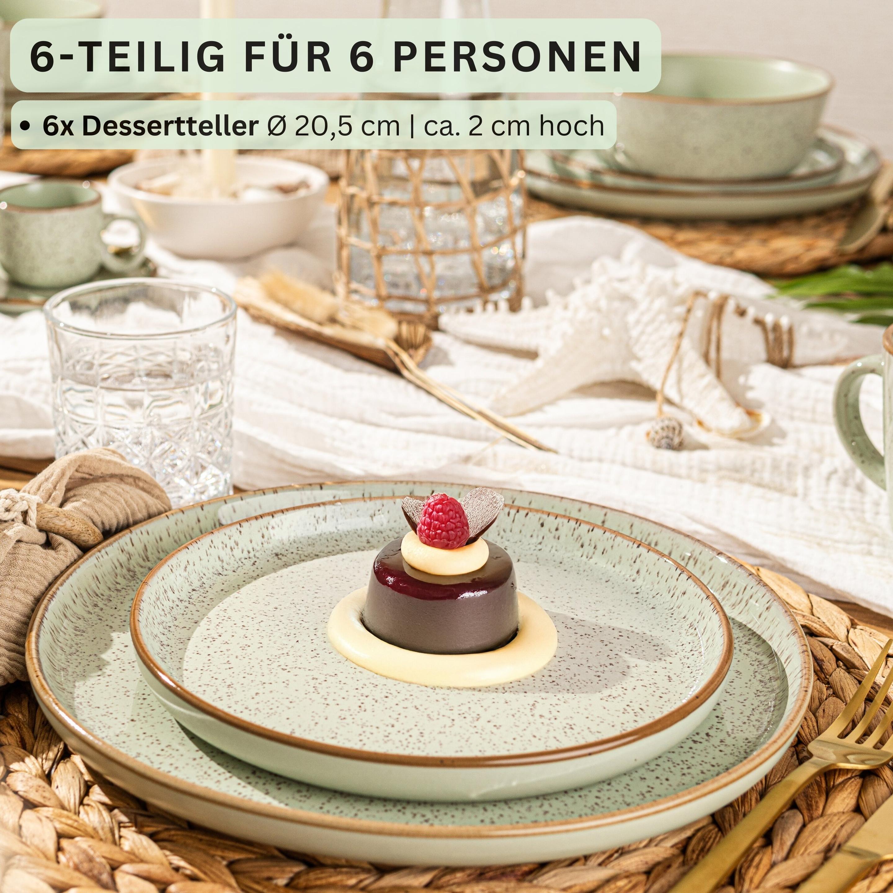 Thumbnail - Sänger Dessertteller Set Rio Minze, Teller, Grün