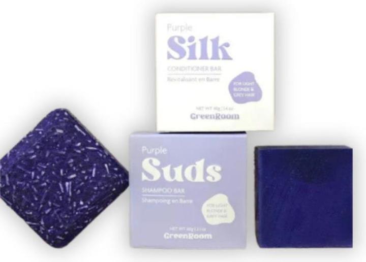 Immagine prodotto Green Room Shampoo & Conditioner Set Color Correction Purple (Shampoo solido)