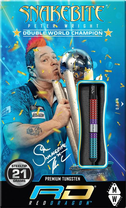 Actual product image Red Dragon Steel Tip Peter Wright Spirit (21 g)