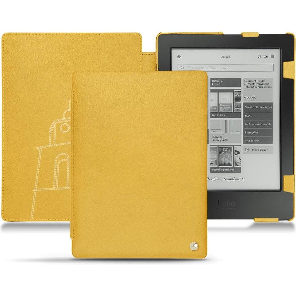 Noreve Lederschutzhülle horizontal (Aura H2O), Tablet Hülle, Orange