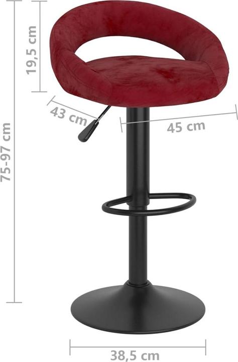 Produktbild VidaXL Barhocker