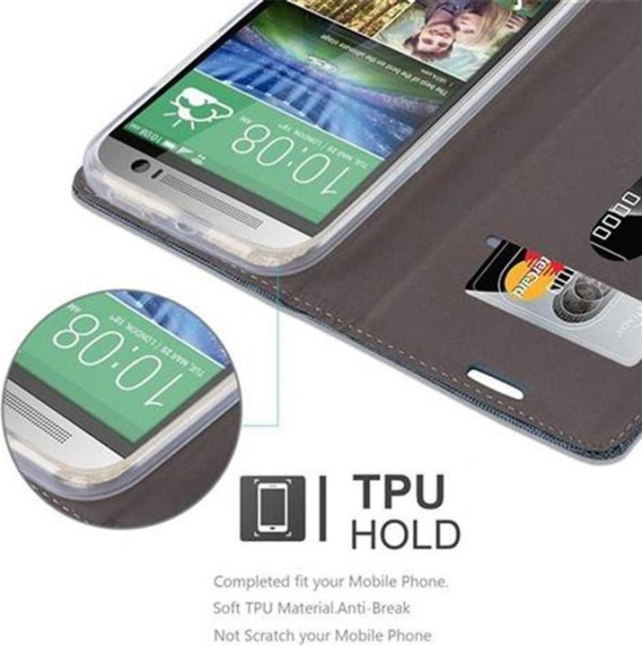 Image du produit Cadorabo Couverture look jeans Book (HTC One M8)