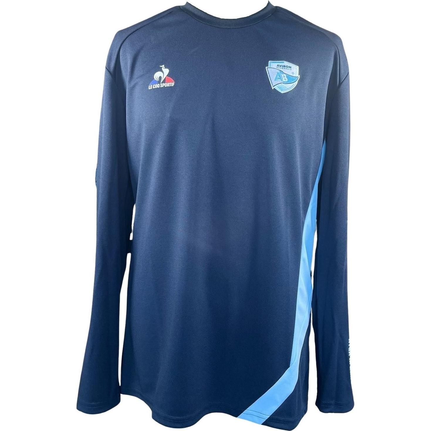 Le Coq Sportif, Herren, Sportshirt, trainingsobertei aviron bayonnais 2023/24 (L), Blau, L