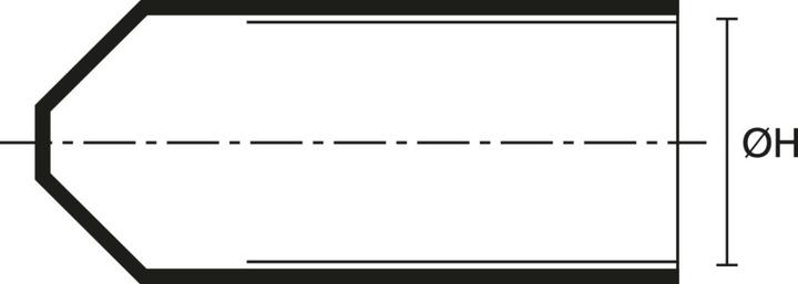 Produktbild HellermannTyton 1614-1-B5W2-PO-X-BK Spannungsfeste Endkappe 416-14047