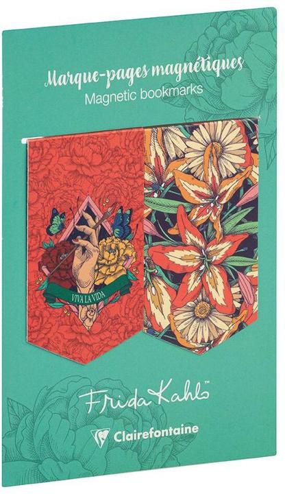 Actual product image Clairefontaine Frida Kahlo, Set of 2 bookmarks 7,5x4 cm