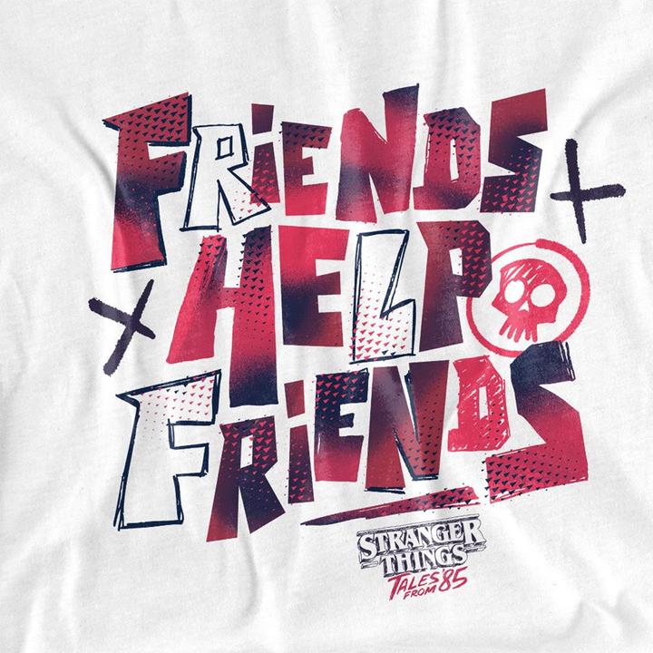 Produktbild Stranger Friends Help TShirt Kurze Ärmel (M)