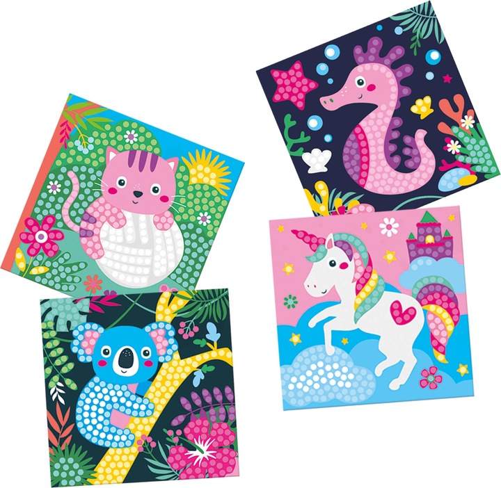 Actual product image Ses Diamond Painting - Happy Animals