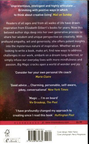 Produktbild The Big Magic (Englisch, Elizabeth Gilbert, 2016)
