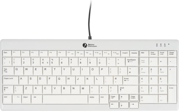 Actual product image Bakker Elkhuizen BNEU960V2DE BAKKER Ultraboard 960 V2 Keyboard DE with cable QWERTZ (DE, Cable)