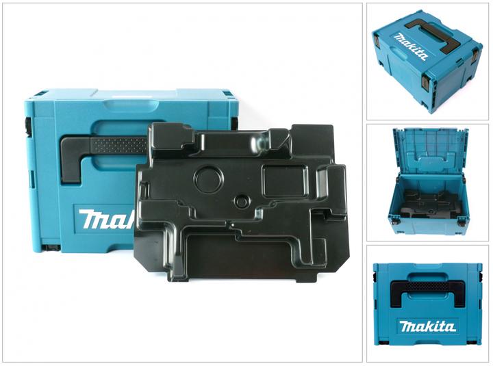 Produktbild Makita MAKPAC 3 Systemkoffer - mit Einlage für BKP / DKP 180 (1 Teil)
