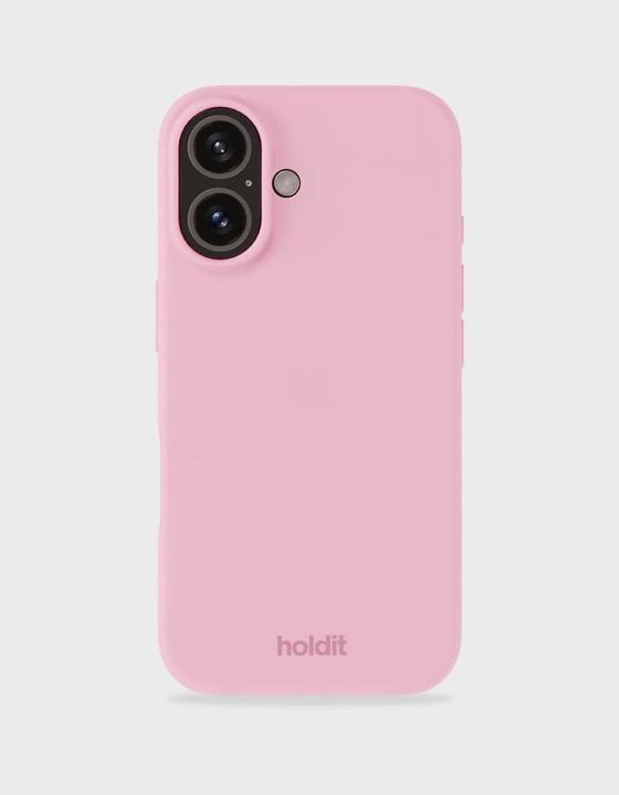 Produktbild Holdit Silikonhülle iPhone 16 Rosa (Apple iPhone 16)