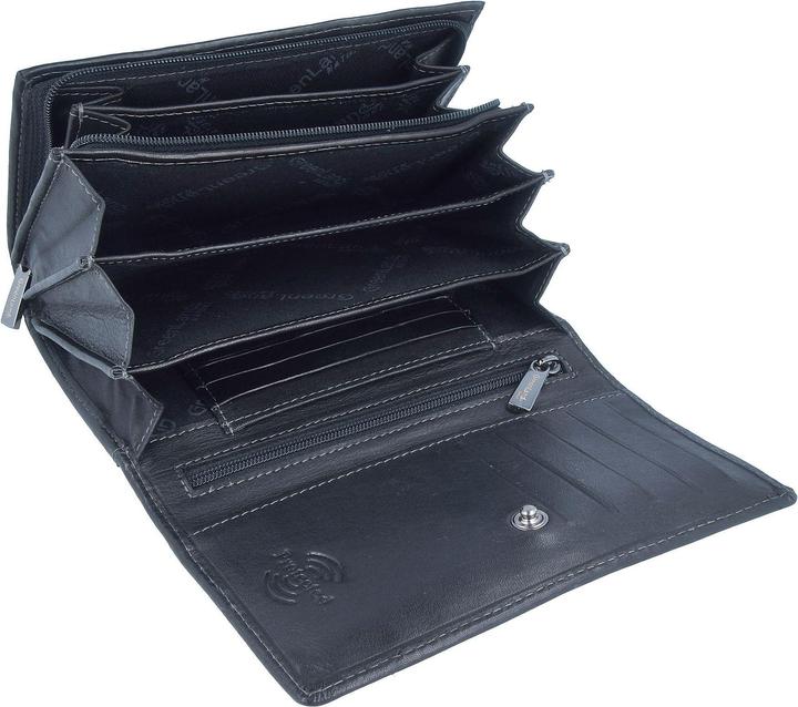 Immagine prodotto Greenland Nature Portafoglio in nappa nera RFID 16 cm