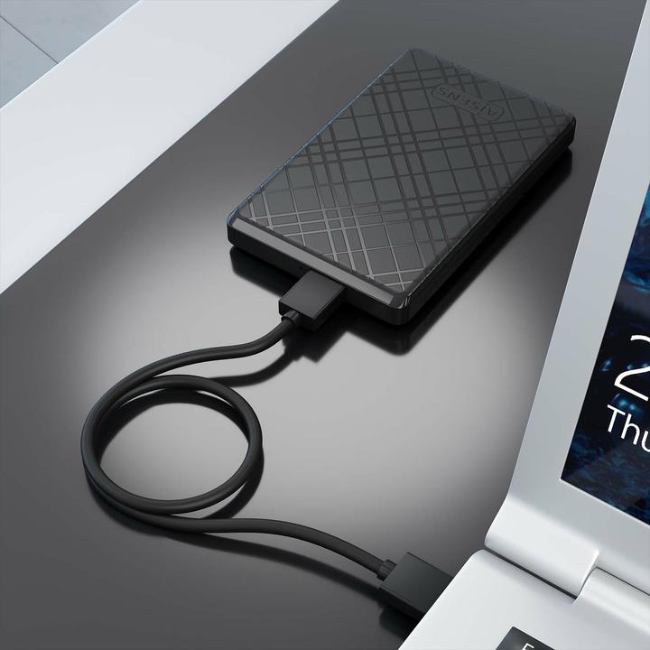 Actual product image Aisens CAJA EXTERNA 2.5 ASE-2522B 9.5MM SATA A USB 3.0/USB3.1 GEN1 (2.5")