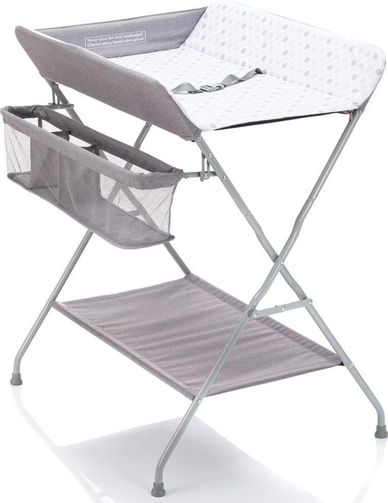 Fillikid Combinazione per bagno e cambio pannolini Dispositivo mobile per cambio pannolini con scomparti -