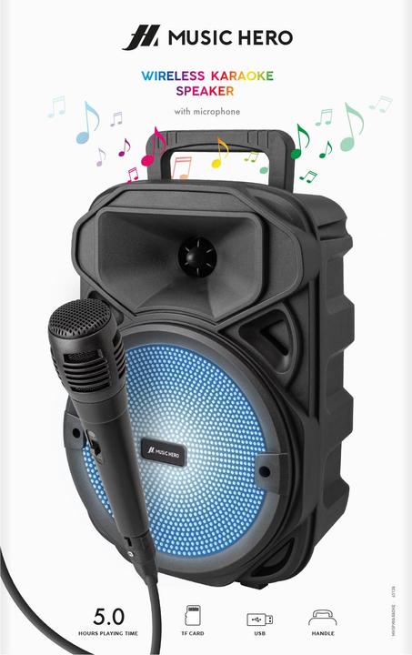 Image du produit SBS Enceinte karaoké sans fil avec microphone