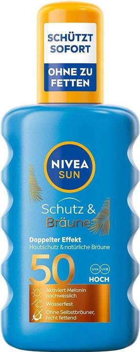 Immagine prodotto NIVEA Schutz & Bräune (Spray solare, SPF 50, 200 ml)