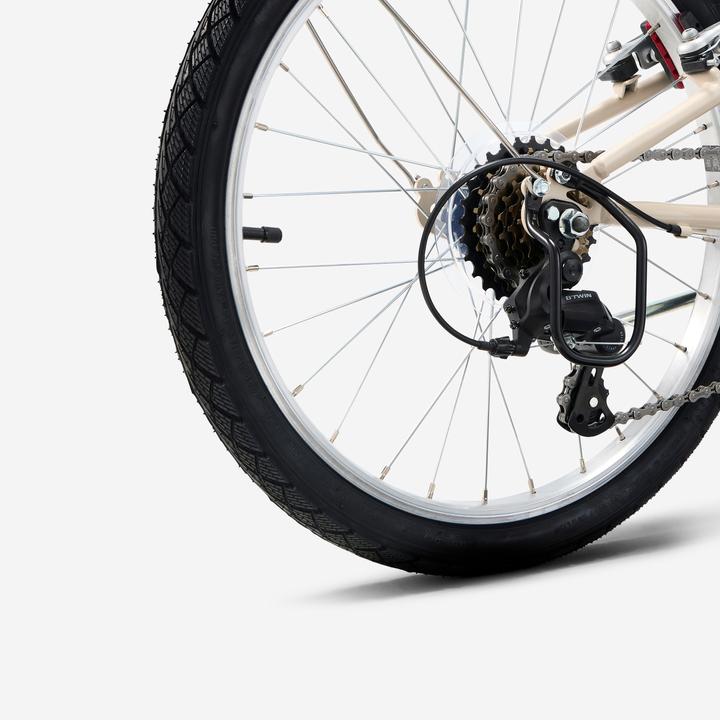 Immagine prodotto Btwin Kinderfahrrad Trekkingrad 20 Zoll Riverside 500 beige (20")