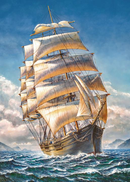 Actual product image Cherry Pazzi Puzzle sailing ship WR Grace 1000 pieces (1000 pieces)