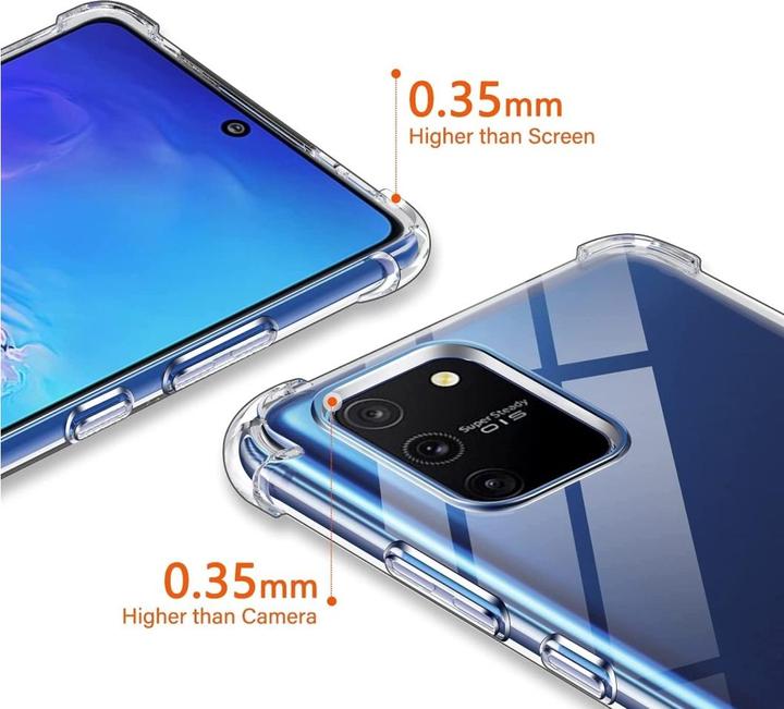 Actual product image Screenguard Samsung Galaxy S10 Lite Case Crystal Soft Airbag Bumper (Samsung Galaxy S10 Lite)