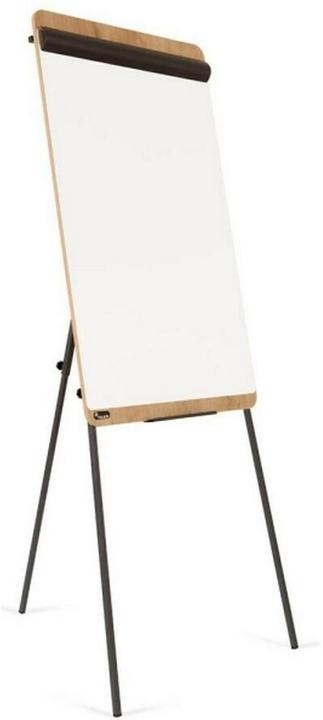 Actual product image Rocada Flipchart, magnetic, 69x99 cm, wood look (69 x 195 cm)