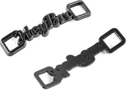 Actual product image LaceGodZ 1 Paar "Hey Bro" Schnürsenkel Clips (3.76 cm)