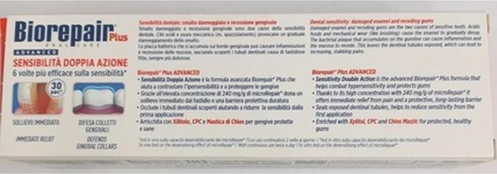Immagine prodotto Biorepair Plus Advanced Sensitivity Dentifricio a doppia azione 75ml 2.5fl.oz - Confezione da 2 (75 ml)