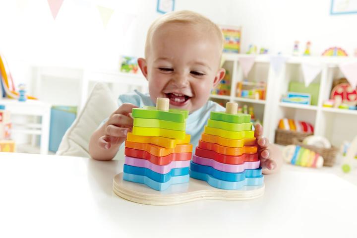 Immagine prodotto Hape Gioco dei chiodini arcobaleno 19 pezzi.