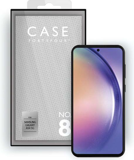 Immagine prodotto Case FortyFour Custodia in silicone liquido n. 8 nera (Samsung Galaxy A54 5G)