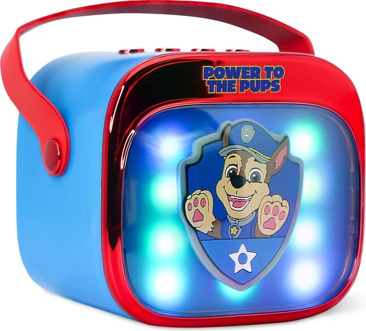 Actual product image OTL Paw Patrol LED Wireless Karaoke Lautsprecher und
