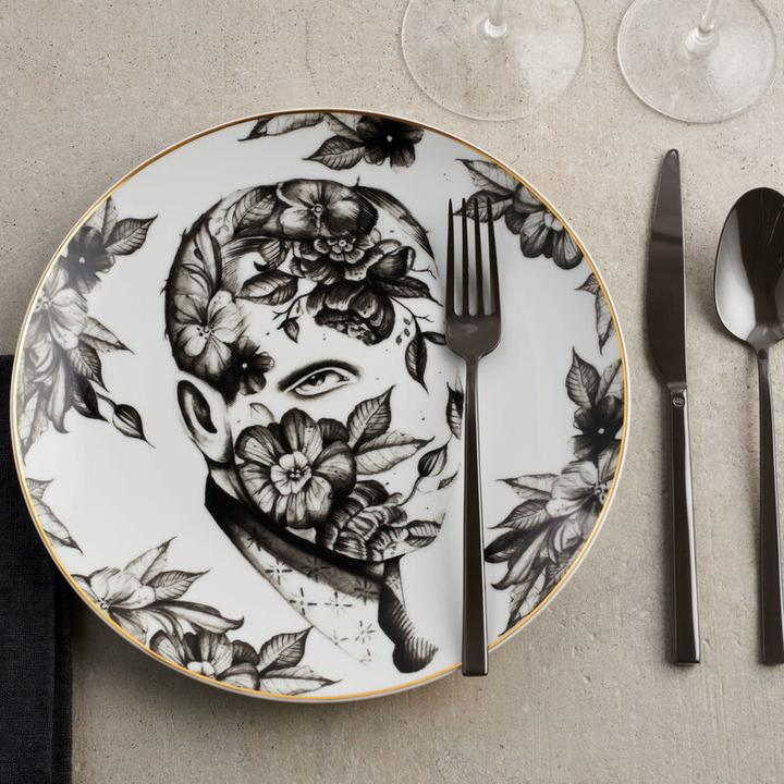 Immagine prodotto Sambonet Forchetta da torta Rock 6 pezzi, rame (6 pz., Forcone)