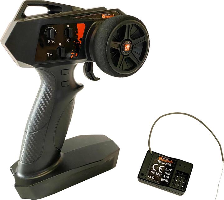 DF-Models Race X3 remote control set (3Ch) with receiver
