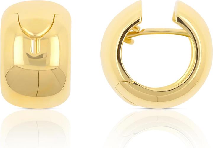 Actual product image Muau Creoles (750/18K yellow gold)