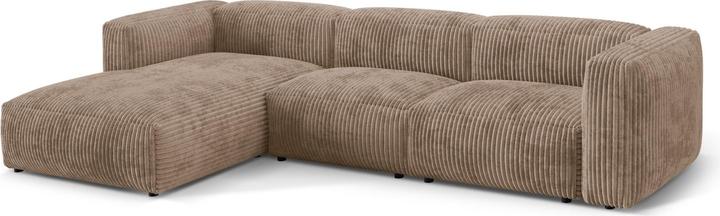 Image du produit Micadoni Canapé D'Angle Gauche Modulaire, "Martina", 3 Places, 332x176x75 Fabriqué en Europe (Canapé d'angle)