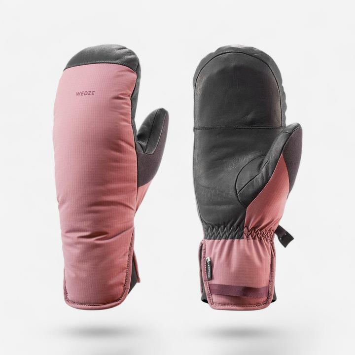 Produktbild Wedze Skihandschuhe Fäustlinge Erwachsene - 500 rosa (M)