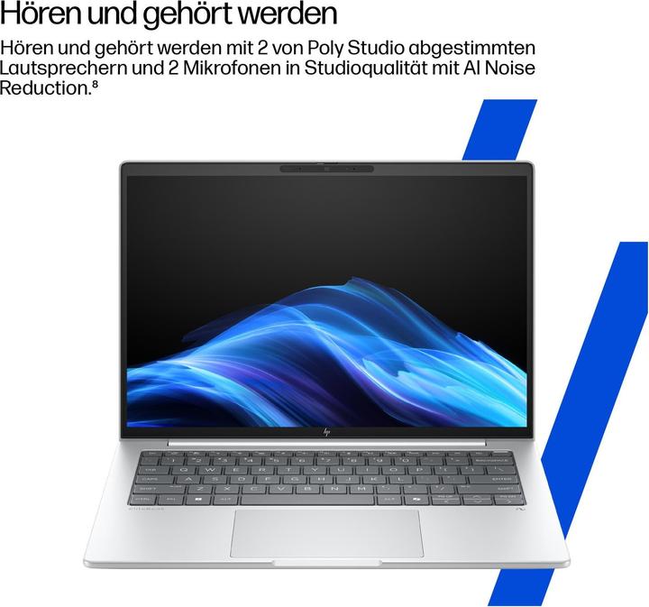 Produktbild HP EliteBook 8 G1i 14 Next Gen AI PC (14", 512 GB, 16 GB, CH, Intel Core Ultra 5 226V)