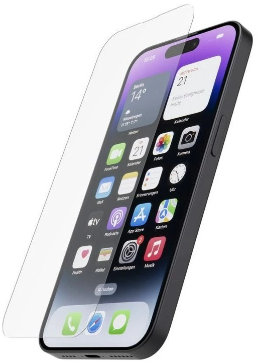 Actual product image Hama Premium Crystal Glass (1 Piece, Apple iPhone 14 Pro)