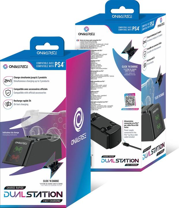 Actual product image Oniverse - Quick Charging Station (Black) - PS4 (PS4)