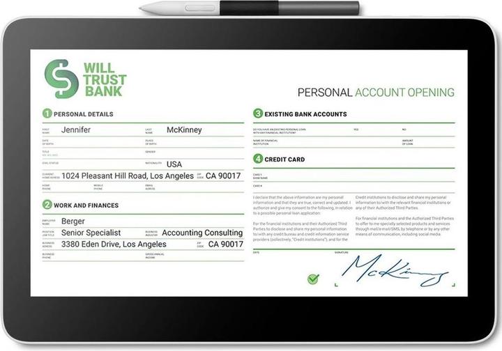 Actual product image Wacom Signature Display 13 Pen Touch (13.30", 5080 lpi)