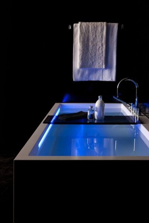 Immagine prodotto Laufen Vasca da bagno KARTELL 1700x860mm w LED b. i con troppopieno bianco (250 l, 170 cm, 86 cm)